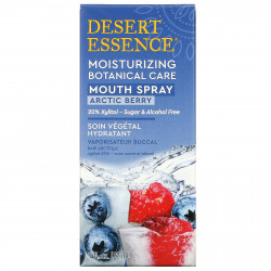 Desert Essence, Увлажняющий спрей для полости рта с растениями, арктические ягоды, 27 мл (0,9 жидк. Унции)