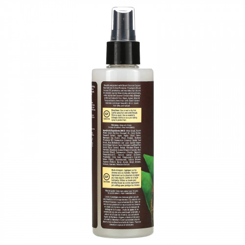 Desert Essence, Выпрямляющее средство и термозащита для волос с кокосом, 237 мл (8,5 жидкой унции)
