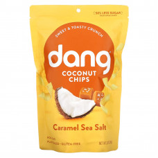 Dang Foods, Кокосовые чипсы, карамель и морская соль, 3.17 унц. (90 г)