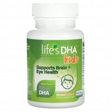 Life's DHA, Для детей, для здоровья мозга и глаз, 100 мг, 90 мягких таблеток