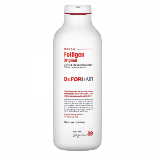 Dr.ForHair, Folligen, шампунь, 500 мл (16,91 жидк. унции)