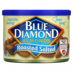 Blue Diamond, Миндаль, обжаренный с солью, 170 г (6 унций)