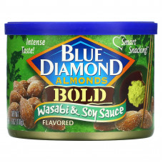 Blue Diamond, Миндаль, жирный, васаби и соевый соус, 170 г (6 унций)