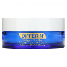 Differin, Detox + Soothe, лечебная маска для 2 этапов, 49,6 г (1,75 унции)
