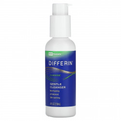 Differin, Мягкое очищающее средство, без отдушек, 118 мл (4 жидк. Унции)