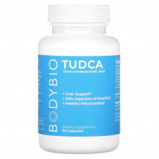 BodyBio, Tudca, тауроурсодезоксихолевая кислота, 60 капсул