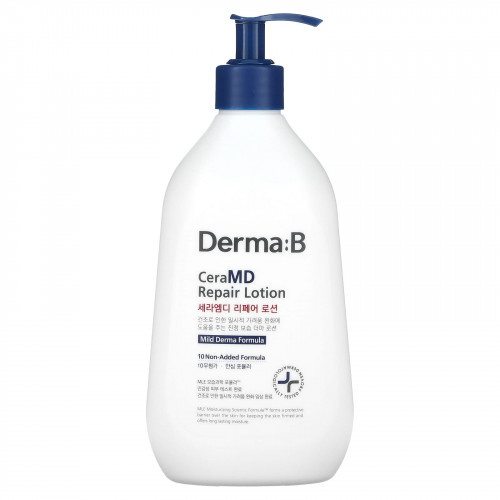 Derma:B, Восстанавливающий лосьон CeraMD, 400 мл (13,5 жидк. Унции)