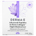DERMA E, Ночное увлажняющее средство с пептидами и коллагеном с улучшенными свойствами, 56 г (2 унции)