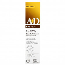 A+D, Original Ointment, мазь от пеленочной сыпи + средство для защиты кожи, 42,5 г (1,5 унции)