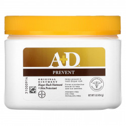 A+D, Original Ointment, мазь от пеленочной сыпи и средство для защиты кожи, 454 г (1 фунт)