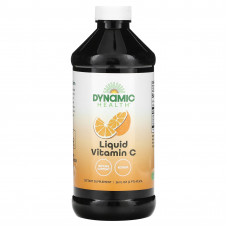 Dynamic Health, Жидкий витамин С, натуральные ароматизаторы со вкусом цитрусовых, 1000 мг, 473 мл (16 жидк. унций)