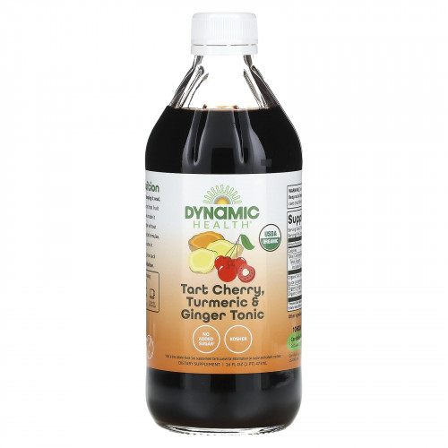 Dynamic Health, Tart Cherry, тоник с куркумой и имбирем, 473 мл (16 жидк. Унций)