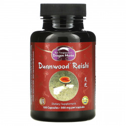 Dragon Herbs ( Ron Teeguarden ), Duanwood Reishi, 500 мг, 100 вегетарианских капсул