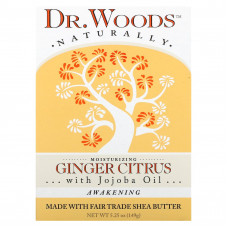 Dr. Woods, брусковое мыло, имбирь и цитрус, 149 г (5,25 унции)