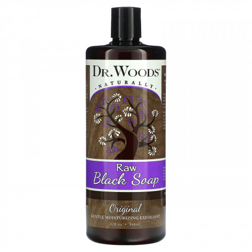 Dr. Woods, Необработанное черное мыло, оригинальное, 946 мг (32 жидк. Унции)