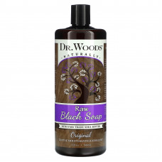 Dr. Woods, Необработанное черное мыло, оригинальное, 946 мл (32 жидк. Унции)