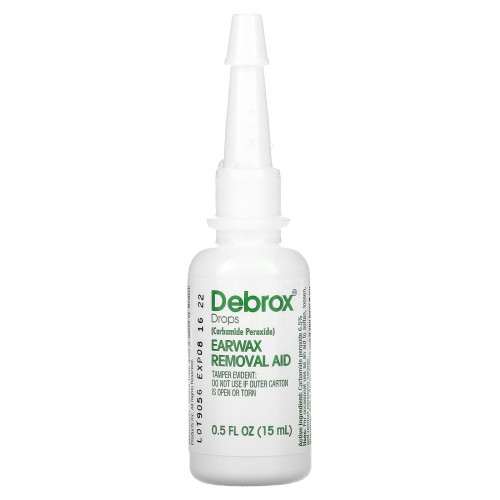 Debrox, Набор для удаления ушной серы, 15 мл (0,5 жидк. Унции)