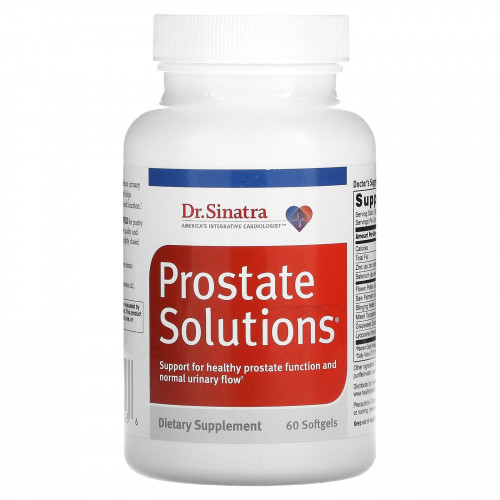 Dr. Sinatra, Prostate Solutions, 60 мягких таблеток