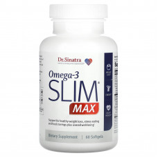 Dr. Sinatra, Omega-3 Slim Max, 60 мягких таблеток