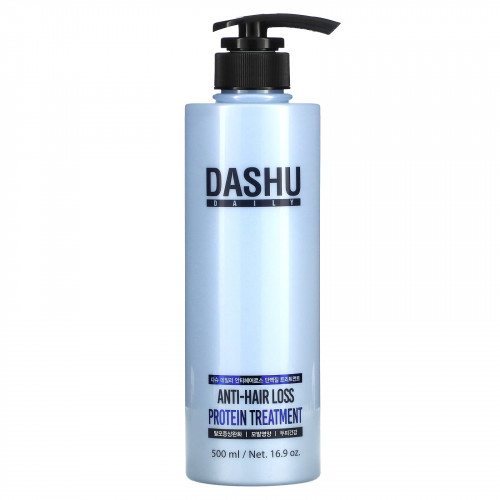 Dashu, уход против выпадения волос, с протеинами, 500 мл (16,9 жидк.унций)