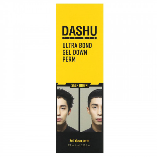 Dashu, Для мужчин, гель-пуховая химическая завивка Ultra Bond, 100 мл (3,38 жидк. Унции)