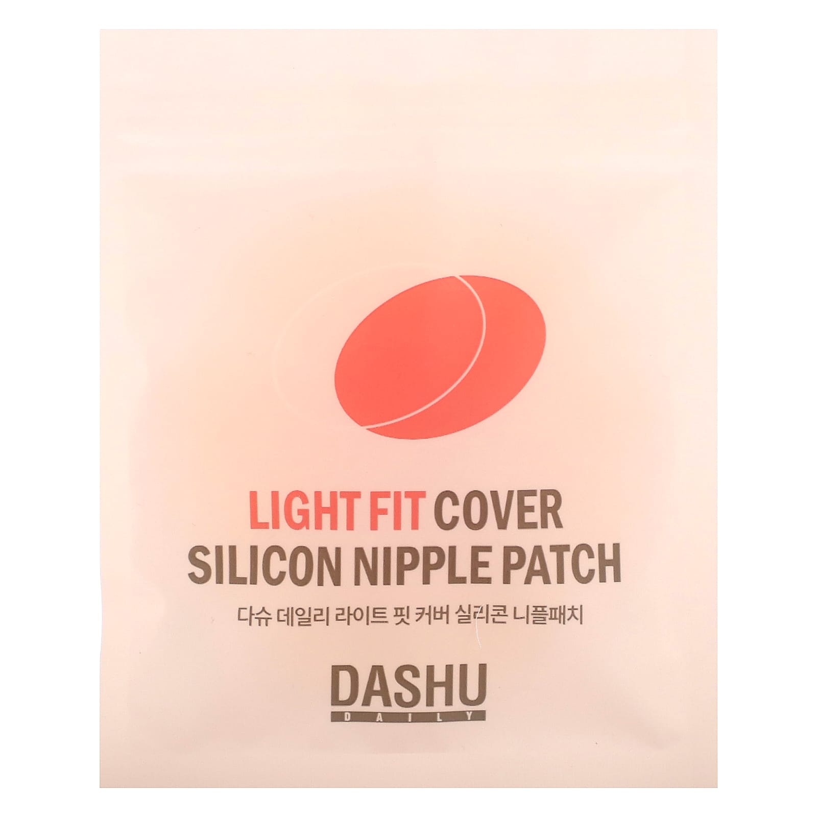 Dashu, Силиконовый патч для сосков Light Fit Cover, 1 шт.