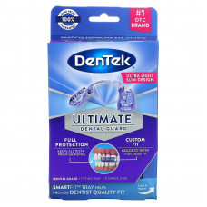 DenTek, Ultimate Dental Guard, ультралегкий / тонкий дизайн, 1 защитный кожух + 1 футляр для хранения + 1 лоток SmartFit