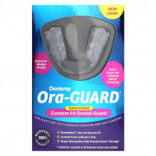 Dentemp, Ora-Guard, индивидуальная защита зубов, 1 стоматологическая защита и футляр для хранения