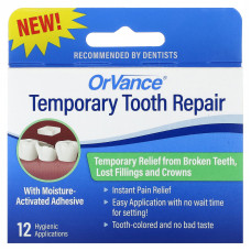 Dentemp, OrVance, временное средство для восстановления зубов, 12 применений