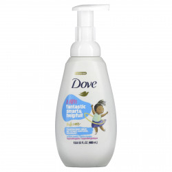 Dove, Kids Care, пенящийся гель для душа, сахарная вата, 400 мл (13,5 жидк. Унции)