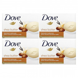 Dove, Beauty Bar Soap, масло ши и ваниль, 2 шт., По 106 г (3,75 унции)