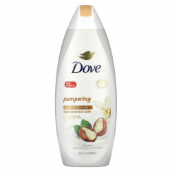 Dove, нежный гель для душа, бережный уход, масло ши и ваниль, 650 мл (22 жидк. унции)