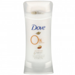 Dove, 0% алюминиевый дезодорант, масло ши, 2,6 унции (74 г)