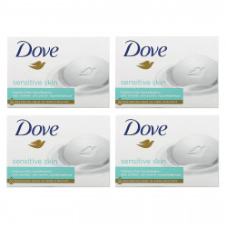 Dove, Косметическое мыло для чувствительной кожи, без отдушек, 4 шт. по 106 г (3,75 унции)