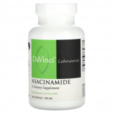 DaVinci Laboratories of Vermont, Ниацинамид, 500 мг, 100 капсул