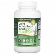 Williams Nutrition, Joint Advantage Gold, 5X куркума, 120 таблеток