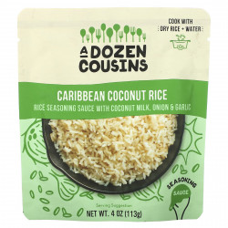 A Dozen Cousins, Карибский кокосовый рис, соус для приправ, 113 унций (4 унции)