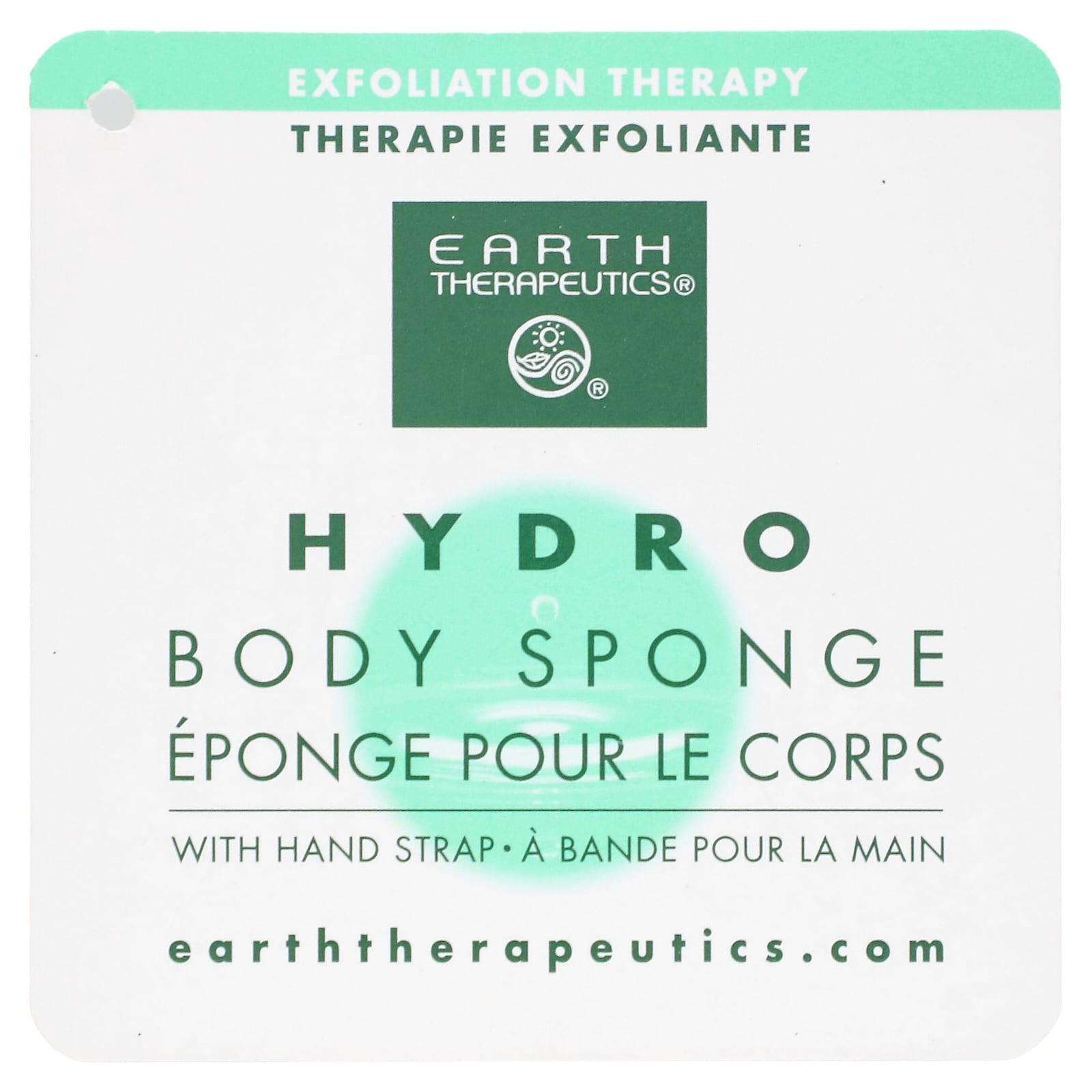 Earth Therapeutics, Hydro Body Sponge, лаванда, 1 спонж