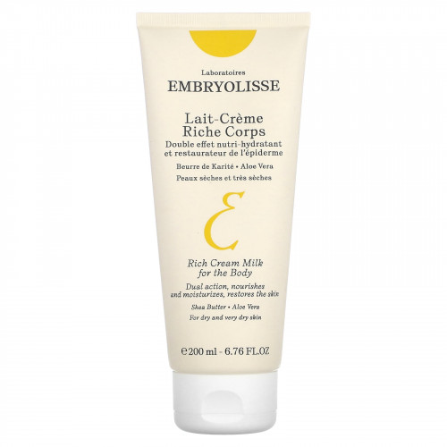 Embryolisse, Насыщенное увлажняющее молочко для тела, 200 мл (6,76 жидк. Унции)