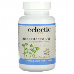 Eclectic Institute, сублимированная капуста брокколи, 270 мг, 150 растительных капсул