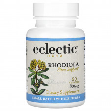 Eclectic Institute, Herb, родиола для снятия стресса, 500 мг, 90 капсул VegCaps