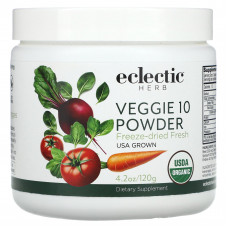 Eclectic Institute, Veggie 10, порошок из цельных пищевых продуктов, 4,2 унции (120 г)