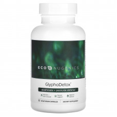 Econugenics, GlyphoDetox, глифосат и защита от пестицидов, 60 вегетарианских капсул