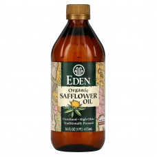 Eden Foods, Органическое сафлоровое масло, нерафинированное, 16 жидких унций (473 мл)