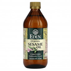 Eden Foods, Органическое кунжутное масло, нерафинированное, 473 мл (16 жидких унций)