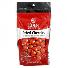 Eden Foods, Высушенная отборная кислая вишня сорта Монморанси, 4 унции (113 г)