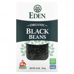 Eden Foods, Органическая черная фасоль, 16 унций (454 г)