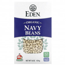 Eden Foods, Органические военно-морские бобы, 454 г (16 унций)