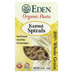 Eden Foods, Органические макаронные изделия, спирали, из пшеницы марки Камут, 340 г (12 унций)