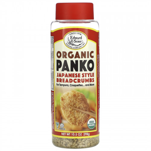 Edward & Sons, Organic Panko, Панировочные сухари в японском стиле, 10,5 унций (298 г)